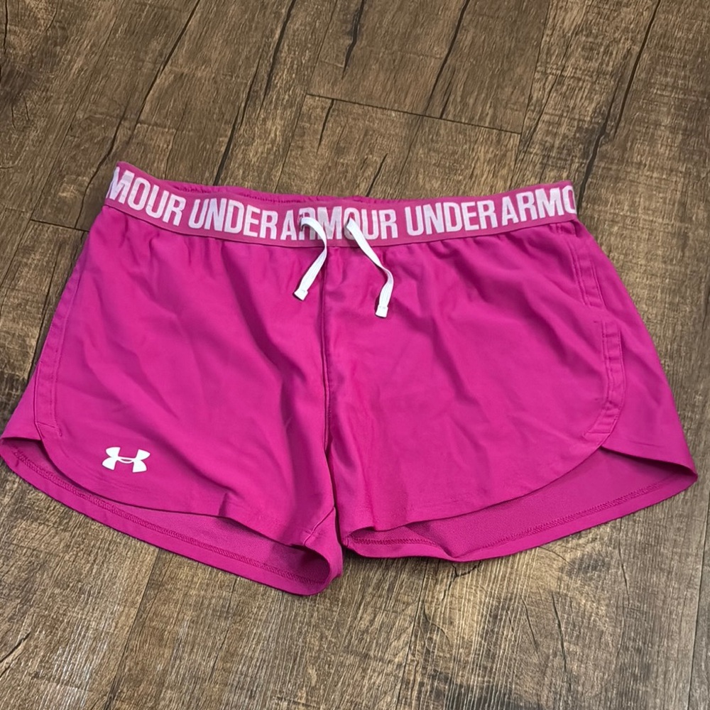 Under Armour Pink Athletic Performance Shorts